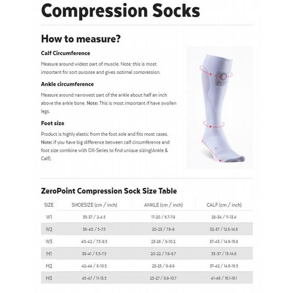 Compression Hybrid Sock - Black/Grey